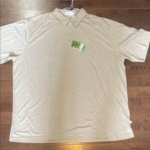 Men's Beige Polo Shirt size 4 XL